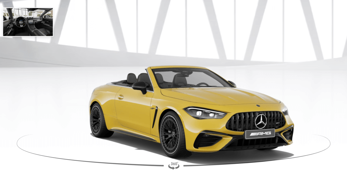 Mercedes-Benz CLE 53 AMG 4MATIC+ Cabrio sun yellow