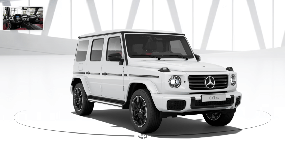 Mercedes-Benz G 450 d opalite bright white