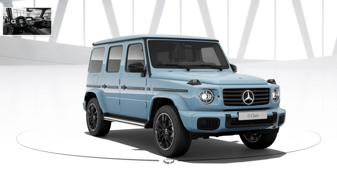 Mercedes-Benz G 450 d vintage blue