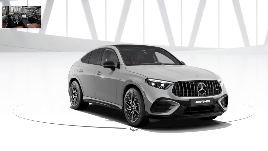 Mercedes-Benz GLC 43 AMG 4MATIC Coupe alpine grey