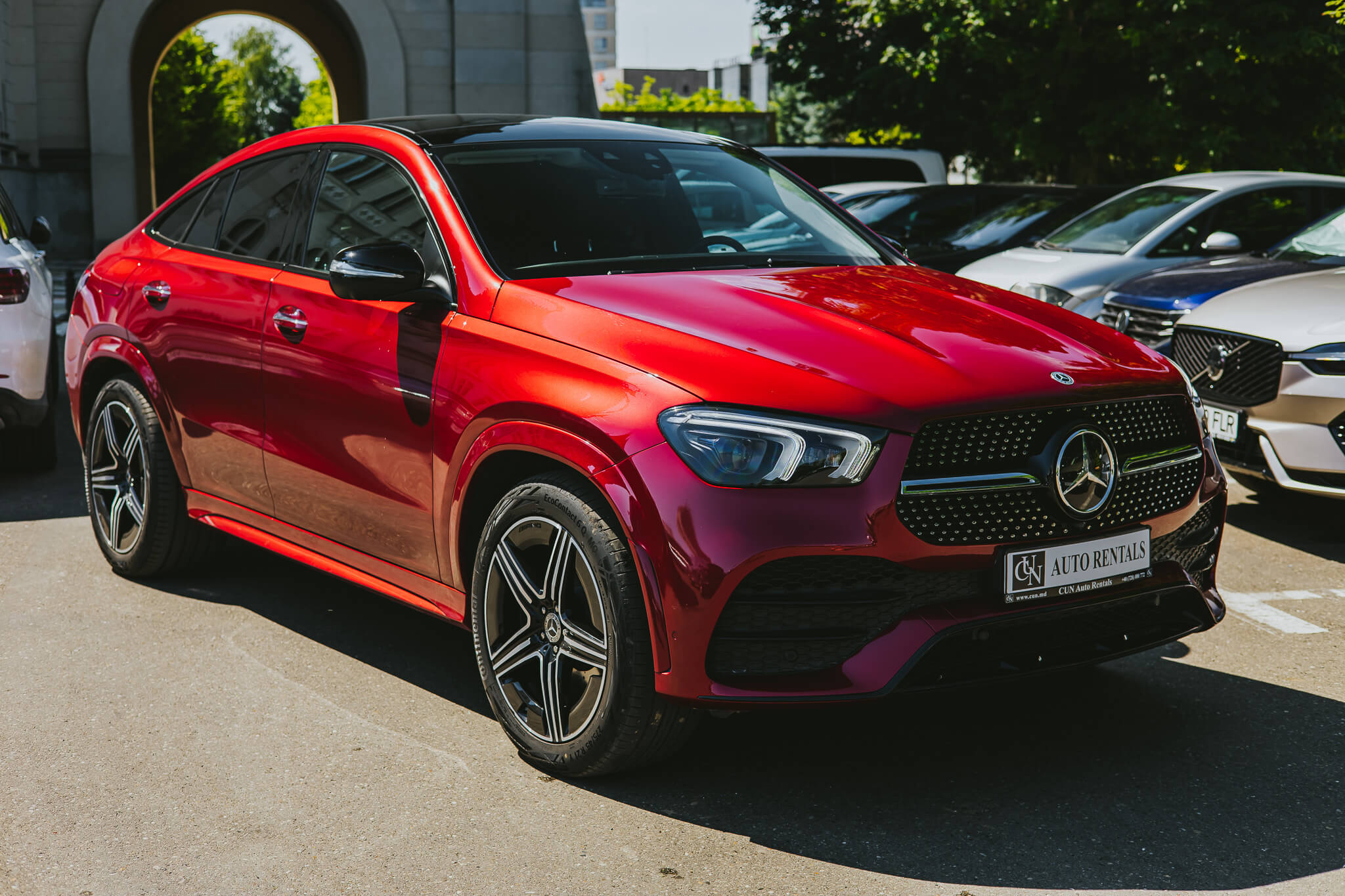 Mercedes-Benz GLE 400 d 4MATIC Coupe hyacinth red