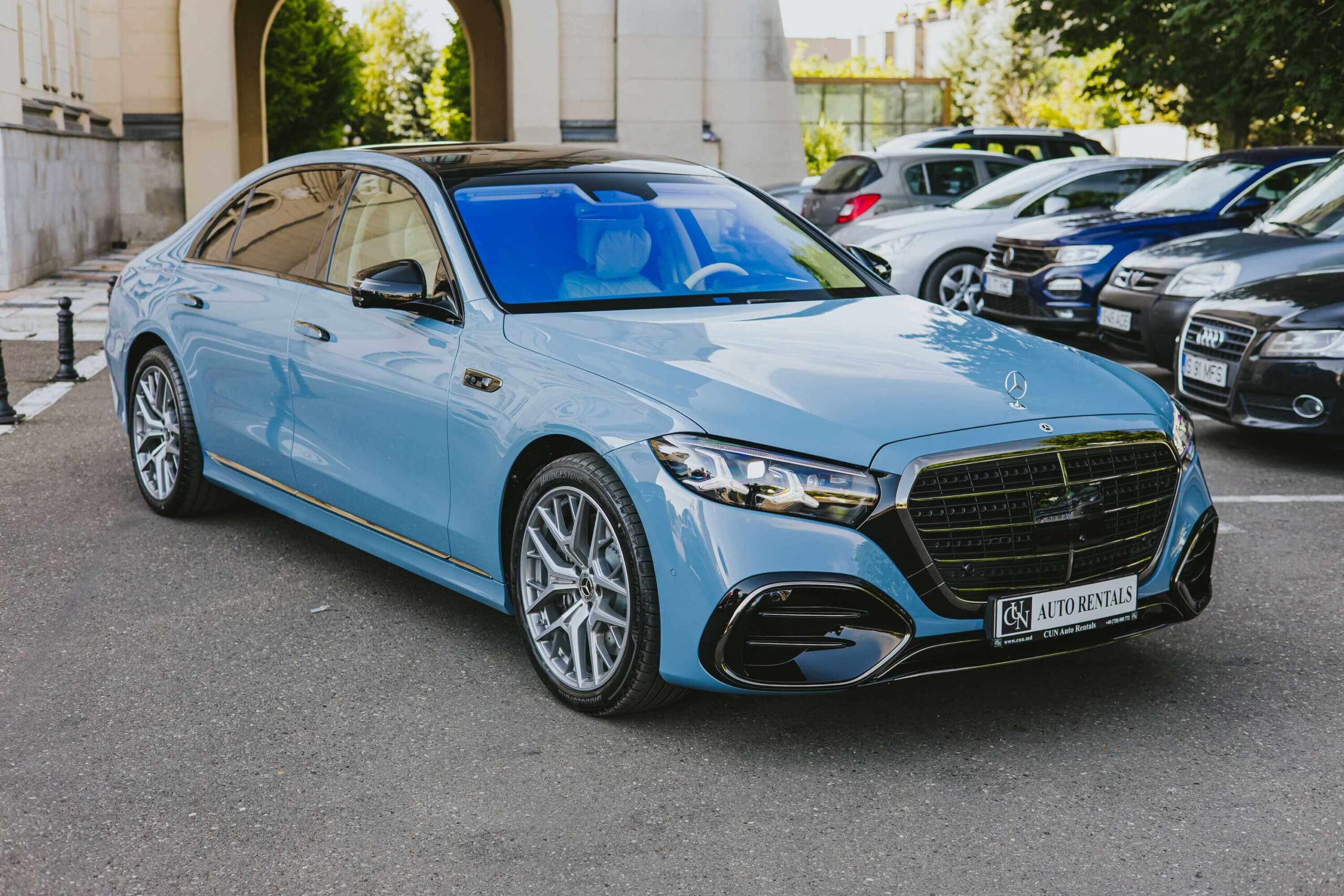 Mercedes-Benz S 450 d 4MATIC vintage blue