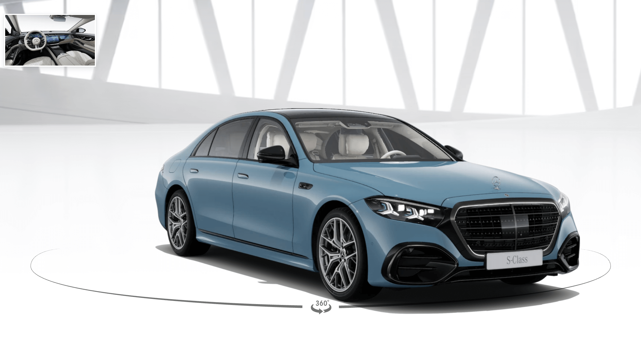 Mercedes-Benz S 450 d 4MATIC vintage blue