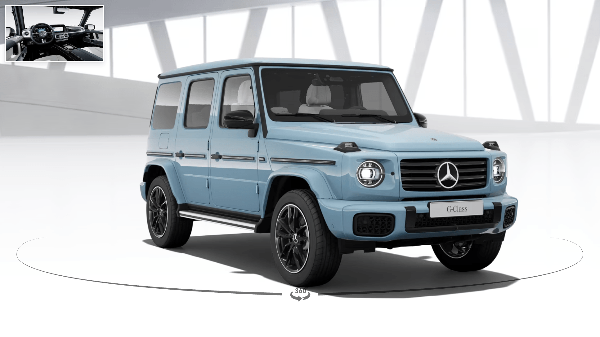G 450 d albastru vintage