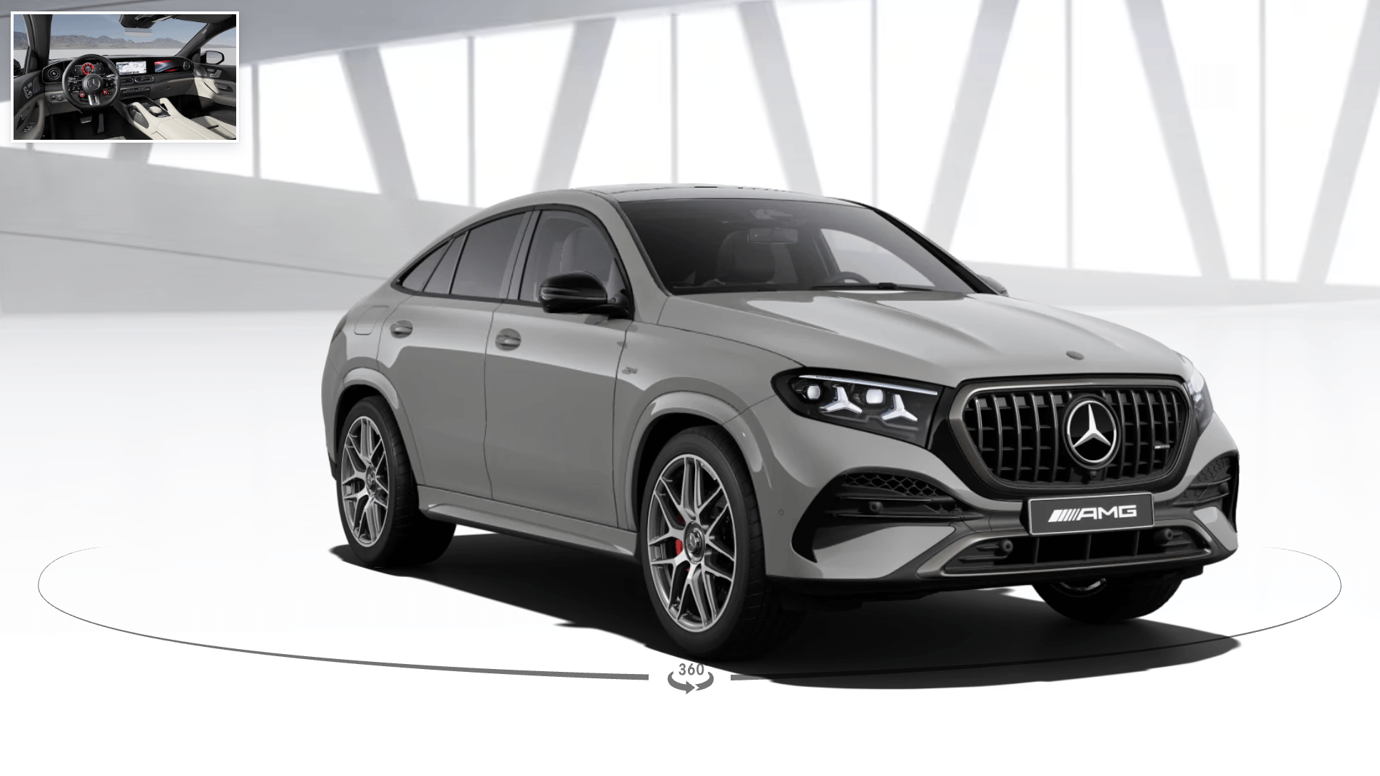 GLE 53 AMG 4MATIC+ Coupe gri alpin